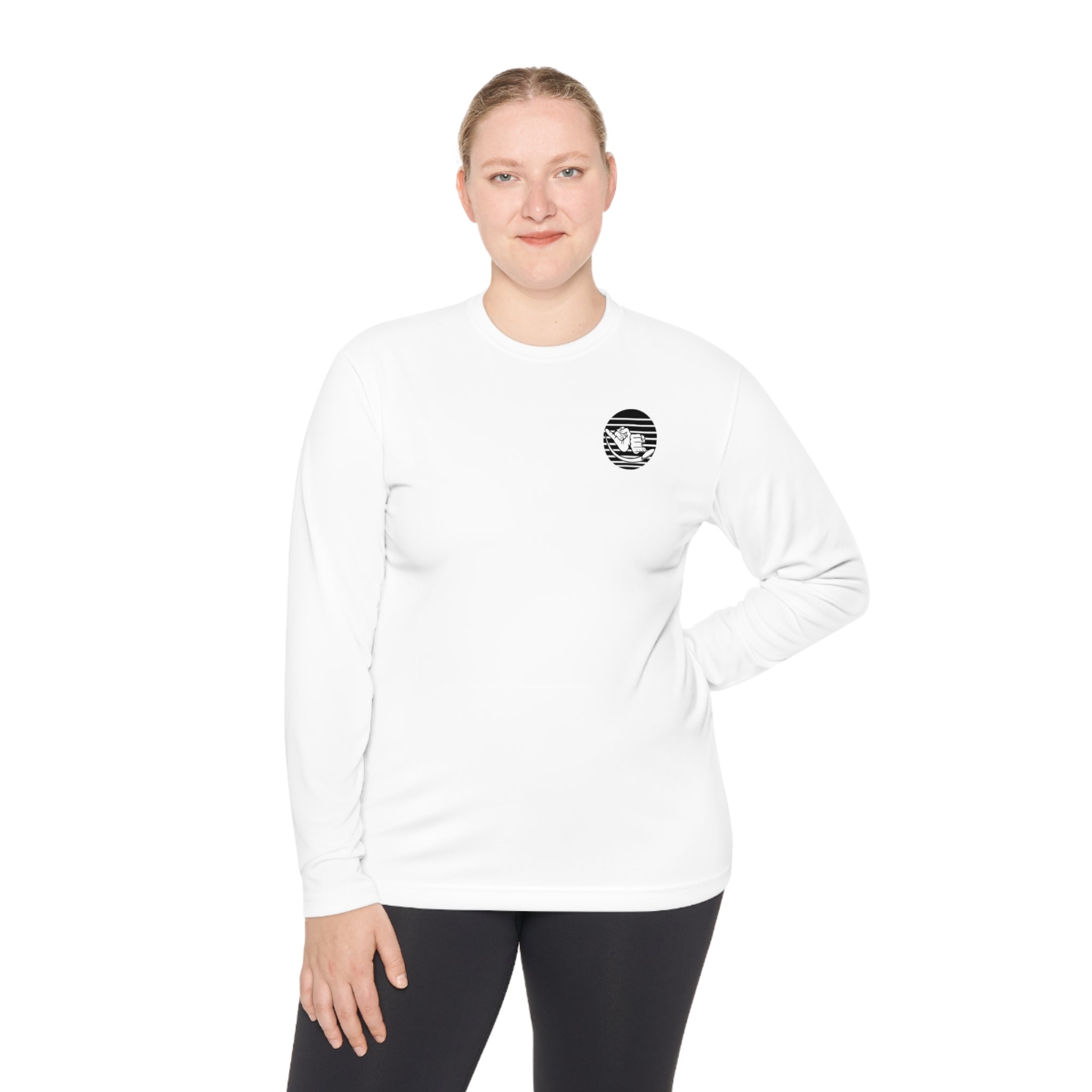 Jersey Discs Sunset Logo Unisex Lightweight Long Sleeve Tee