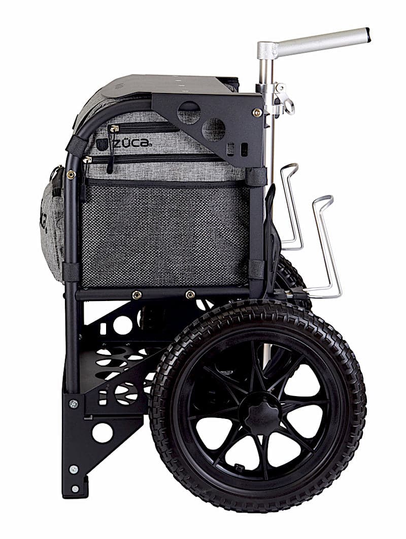 Zuca | Transit Disc Golf Cart | Charcoal Gray Edition