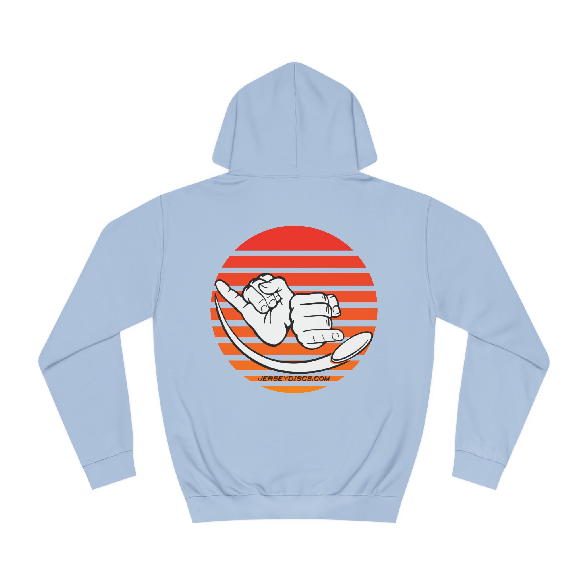 Jersey Discs Sunset Logo 80% cotton, 20% polyester Unisex College Hoodie