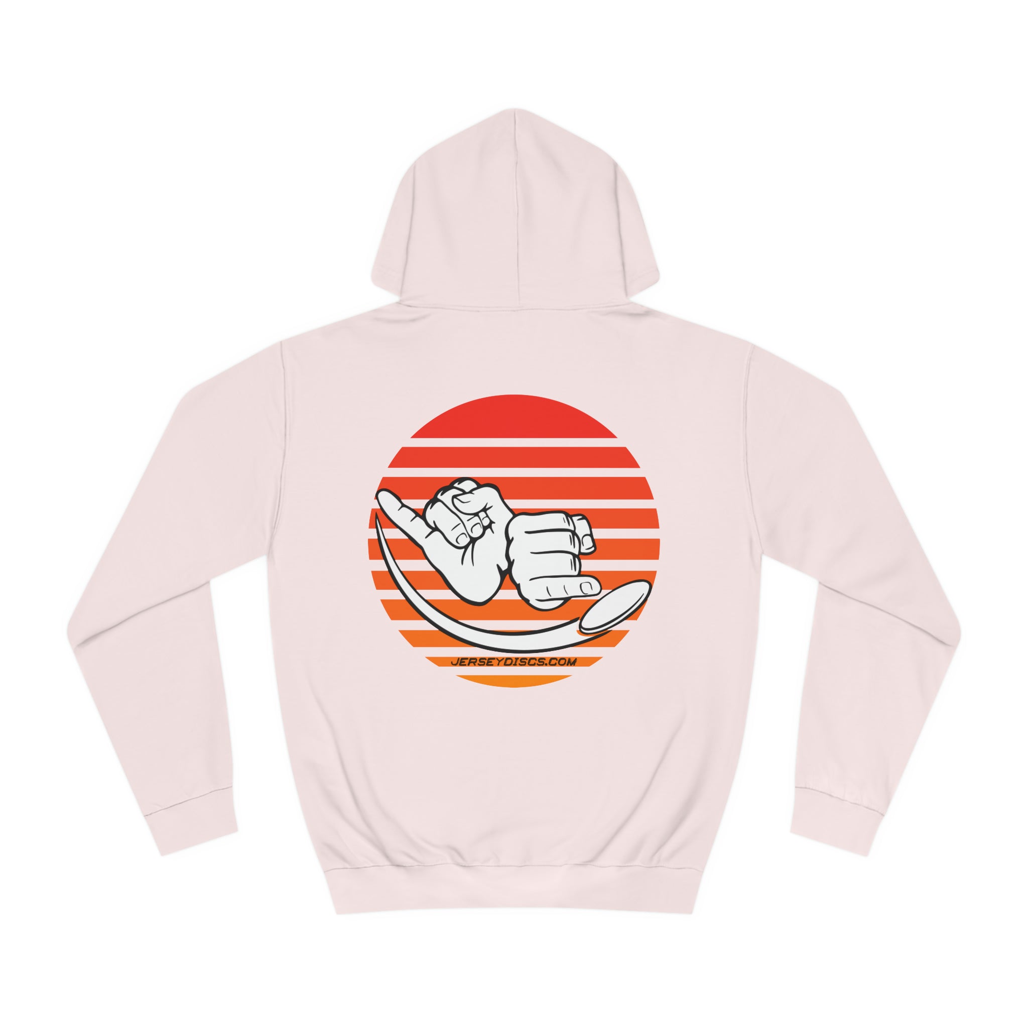 Jersey Discs Sunset Logo 80% cotton, 20% polyester Unisex College Hoodie