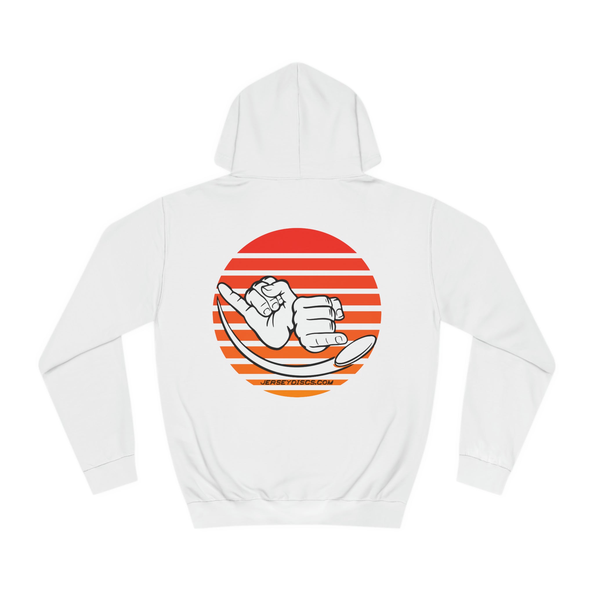 Jersey Discs Sunset Logo 80% cotton, 20% polyester Unisex College Hoodie