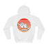 Jersey Discs Sunset Logo 80% cotton, 20% polyester Unisex College Hoodie