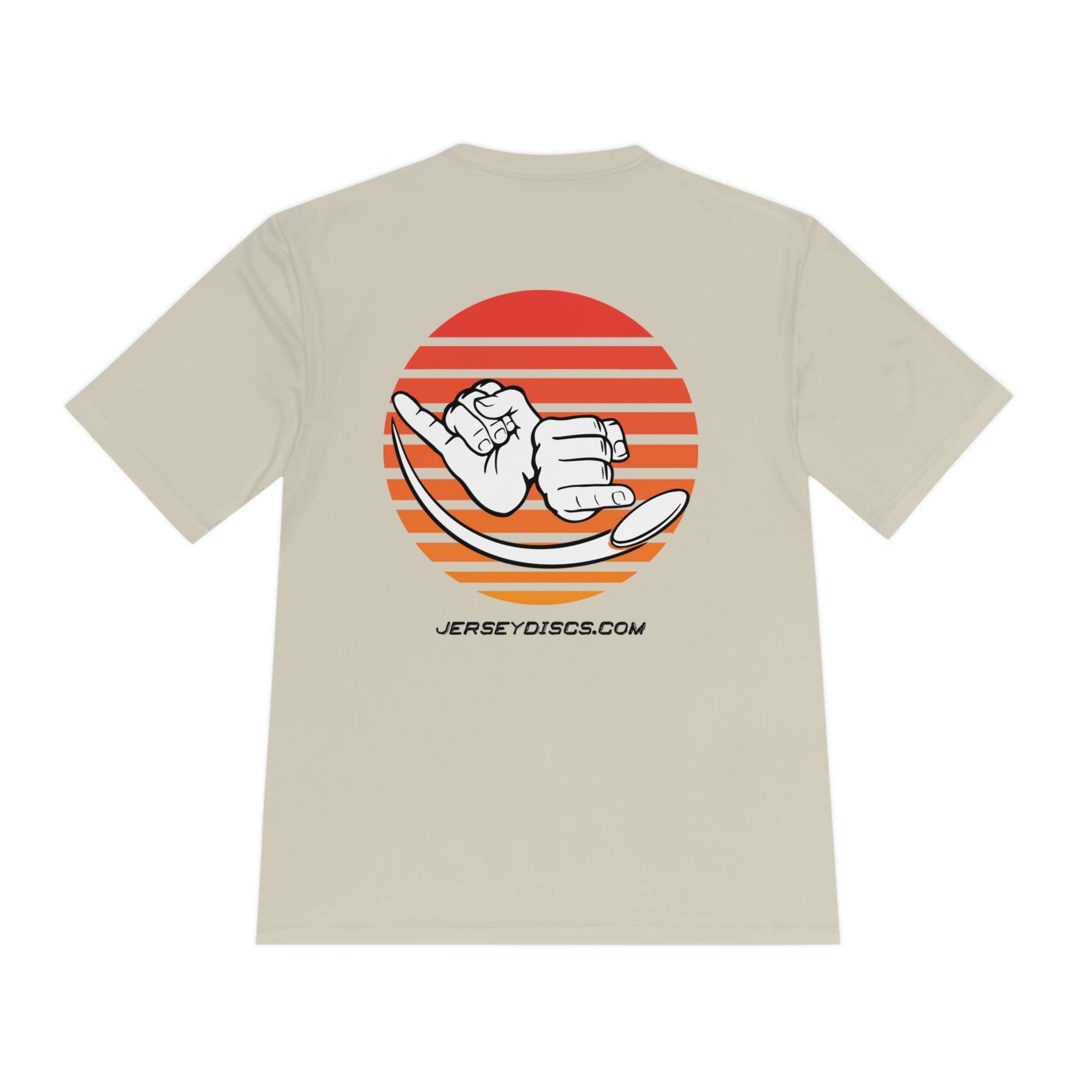 Jersey Discs Sunset Unisex Moisture Wicking T-Shirt