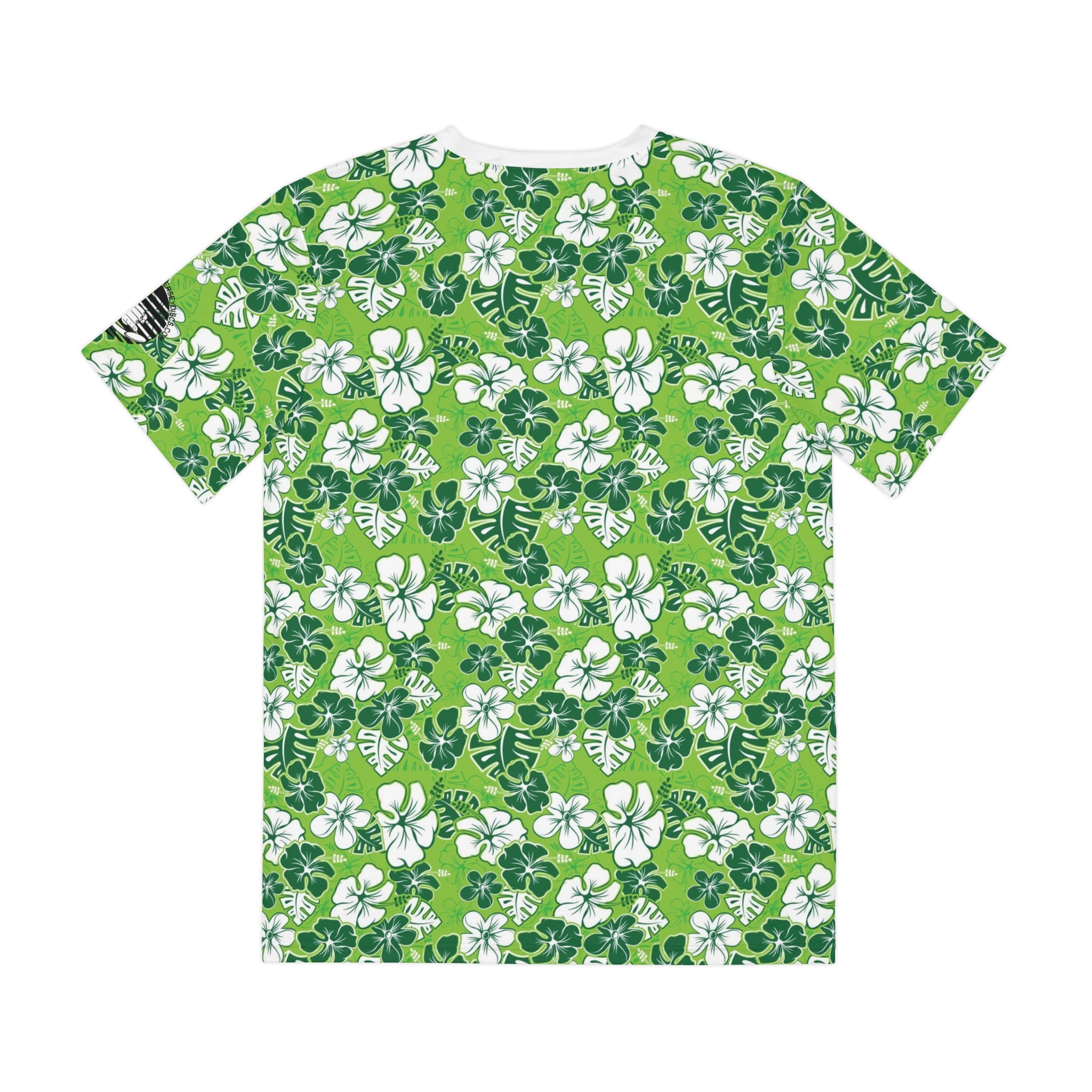 Jersey Discs Green Hawaiian Sublimation Men's Polyester Tee