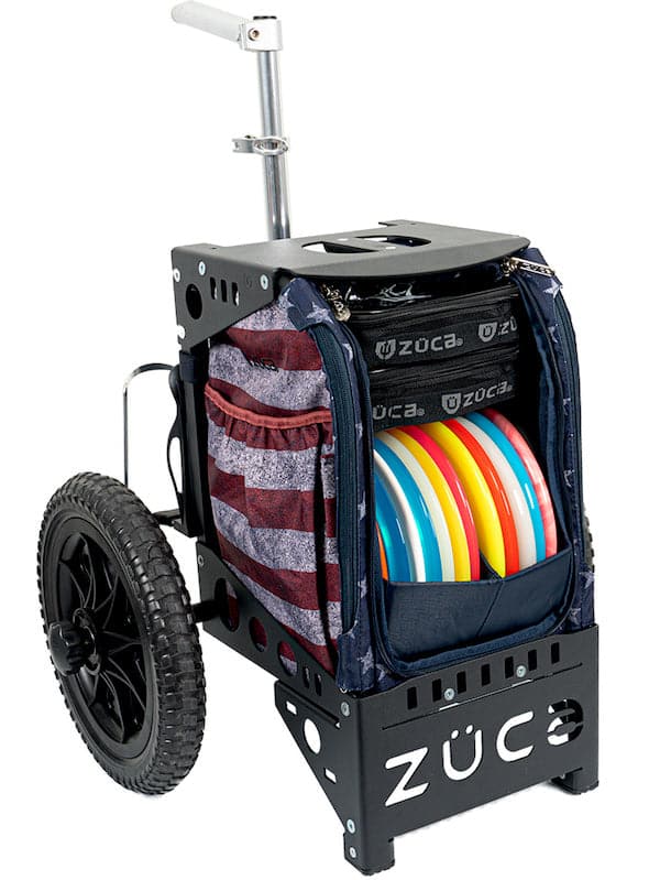 Zuca | Compact Disc Golf Cart | Old Glory Edition