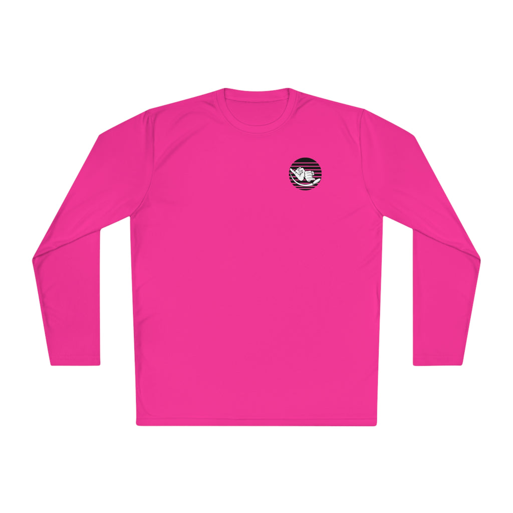 Jersey Discs Sunset Logo Unisex Lightweight Long Sleeve Tee