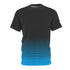 Jersey Discs Black Faded Blue Sublimation Unisex Cut & Sew Tee