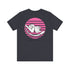 Jersey Discs Pink Sunset Logo Unisex Jersey Short Sleeve Tee