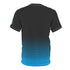 Jersey Discs Black Faded Blue Sublimation Unisex Cut & Sew Tee