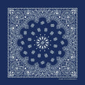 The Bandanna Co Traditional Paisley Bandanna - Navy - 100% Cotton Made in USA