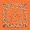 The Bandanna Co Traditional Paisley Bandanna - Orange - 100% Cotton Made in USA
