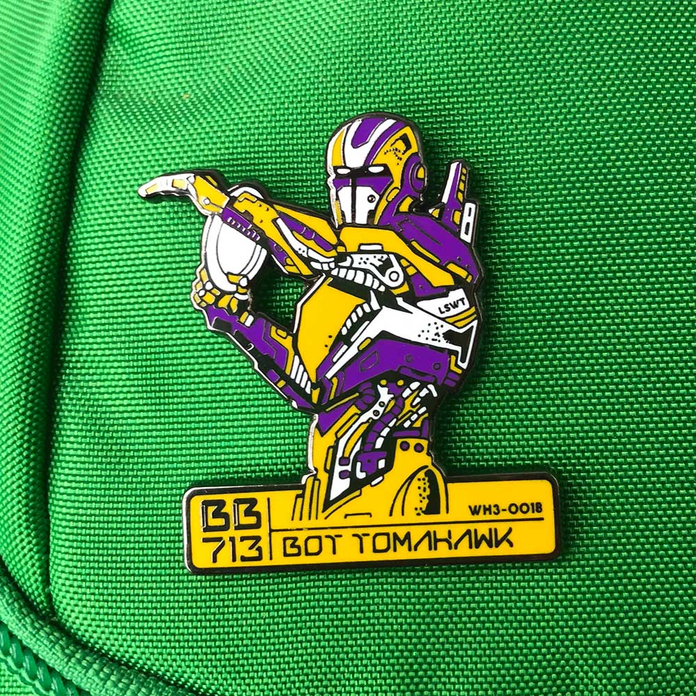 Disc Golf Pins | BB 713 Bot Tomahawk Series 2 Disc Golf Pin - NEW COLOR WAY