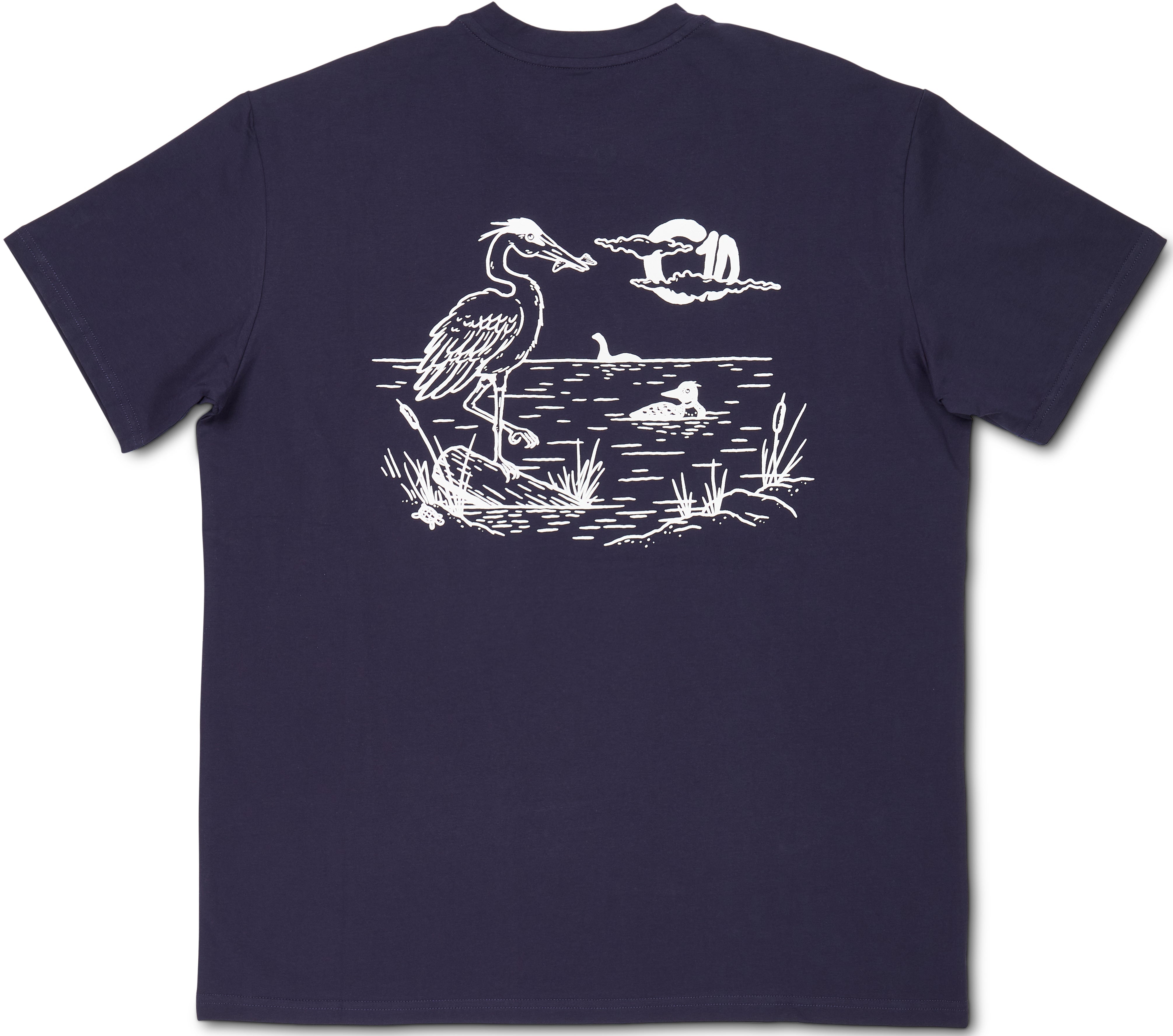 C1D Tee - Navy/Purple Loon