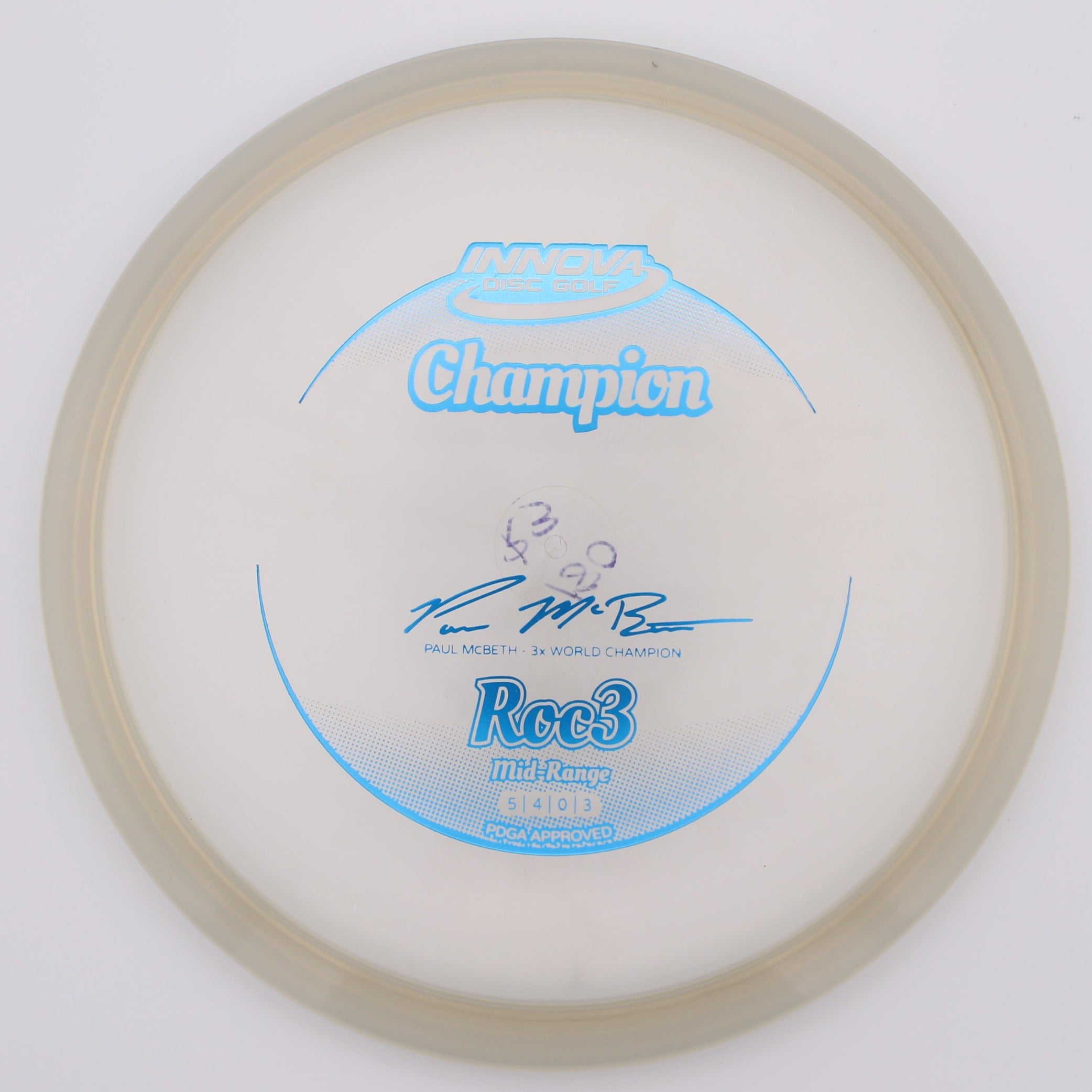 Innova Midrange Driver Roc3 Champion Paul McBeth 3x World Champion 