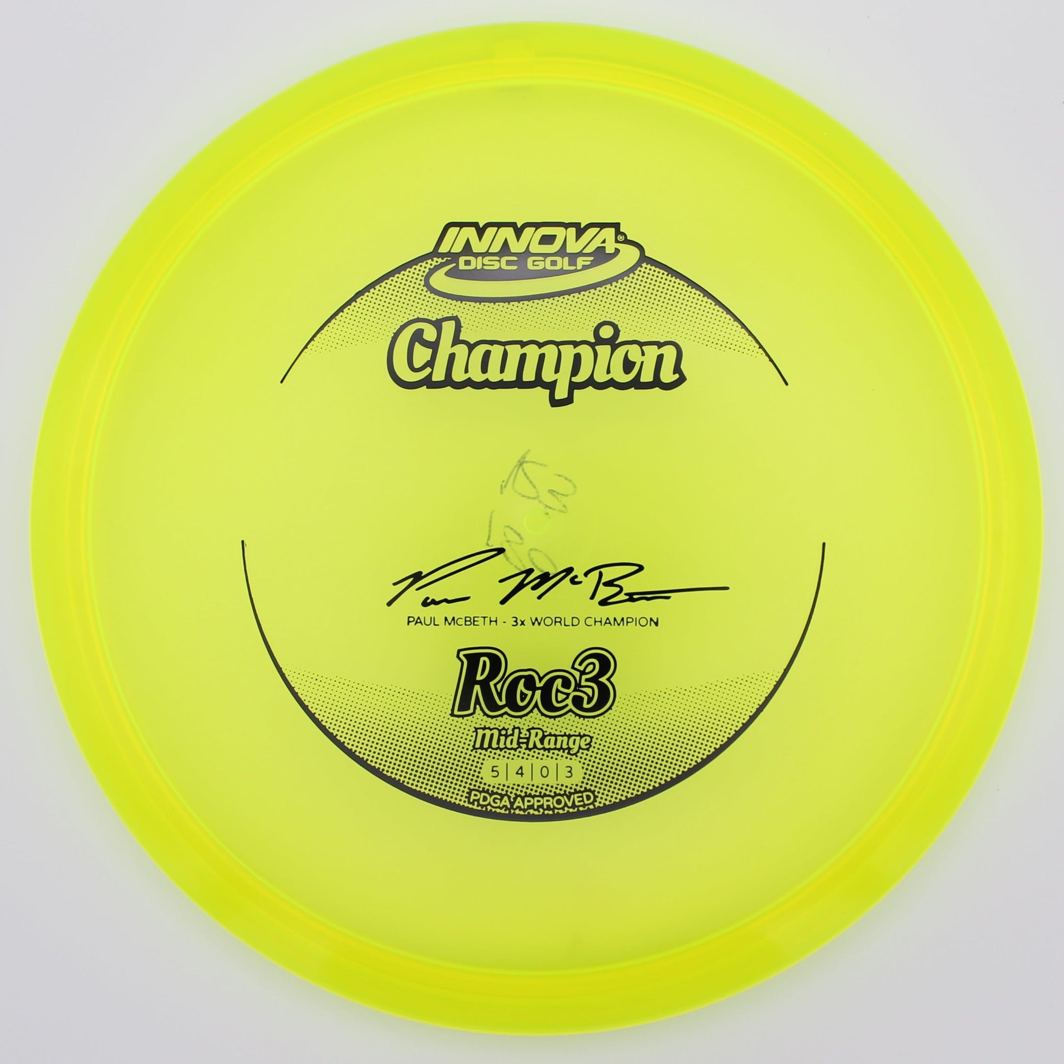 Innova Midrange Driver Roc3 Champion Paul McBeth 3x World Champion