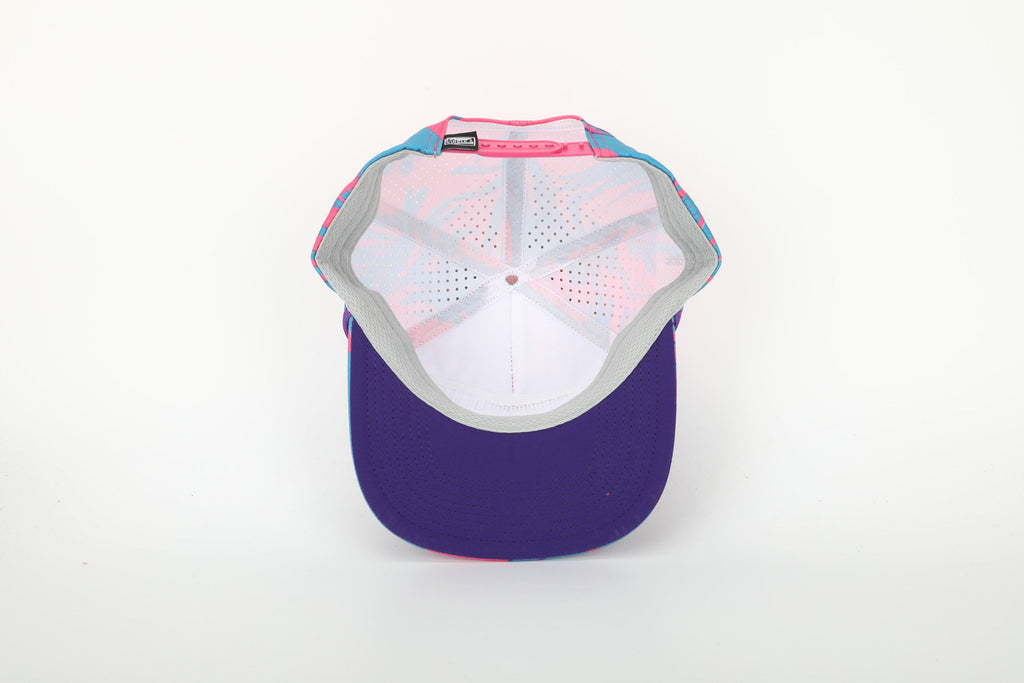 C1D Perforated Rope Snapback - Pink Floral