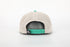 C1D Perforated Snapback - Khaki/Seafoam