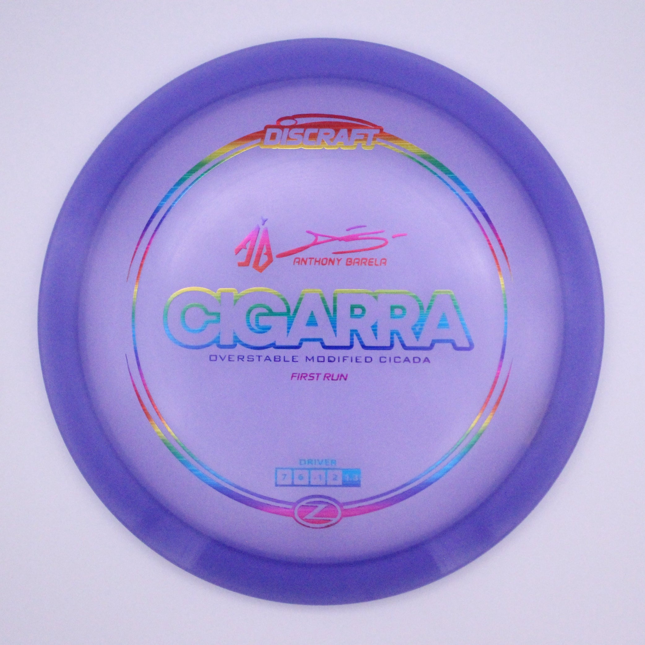 Discraft Fairway Driver Cigarra Z Line Anthony Barela’s Signature Series First Run