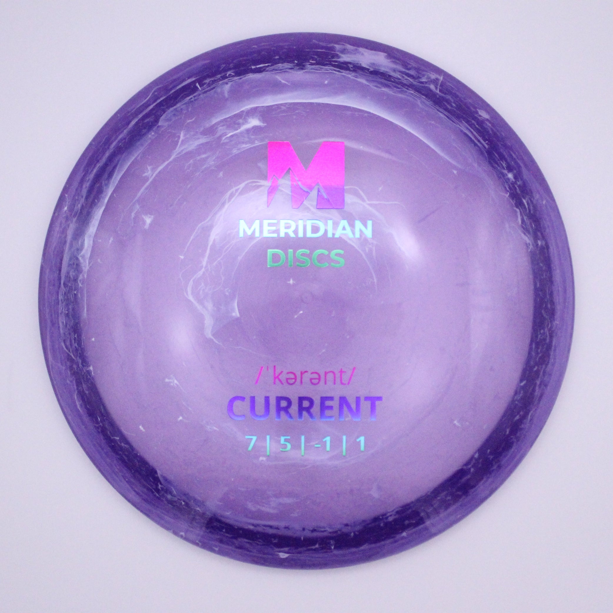 Meridian Fairway Driver Current Marbled Clarus Plastic Stock Stamp