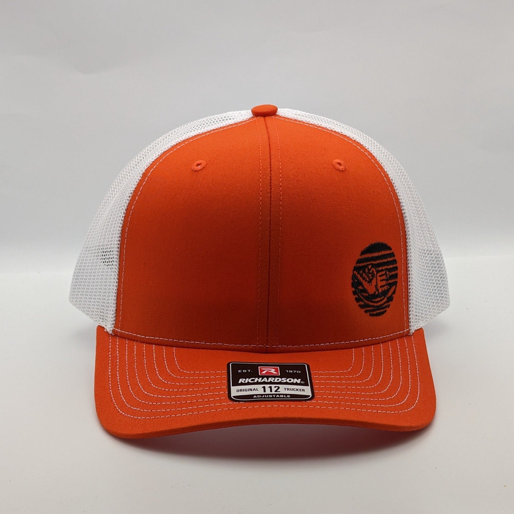 Richardson 112 Trucker Hat with Small Embroidered Jersey Discs Logo