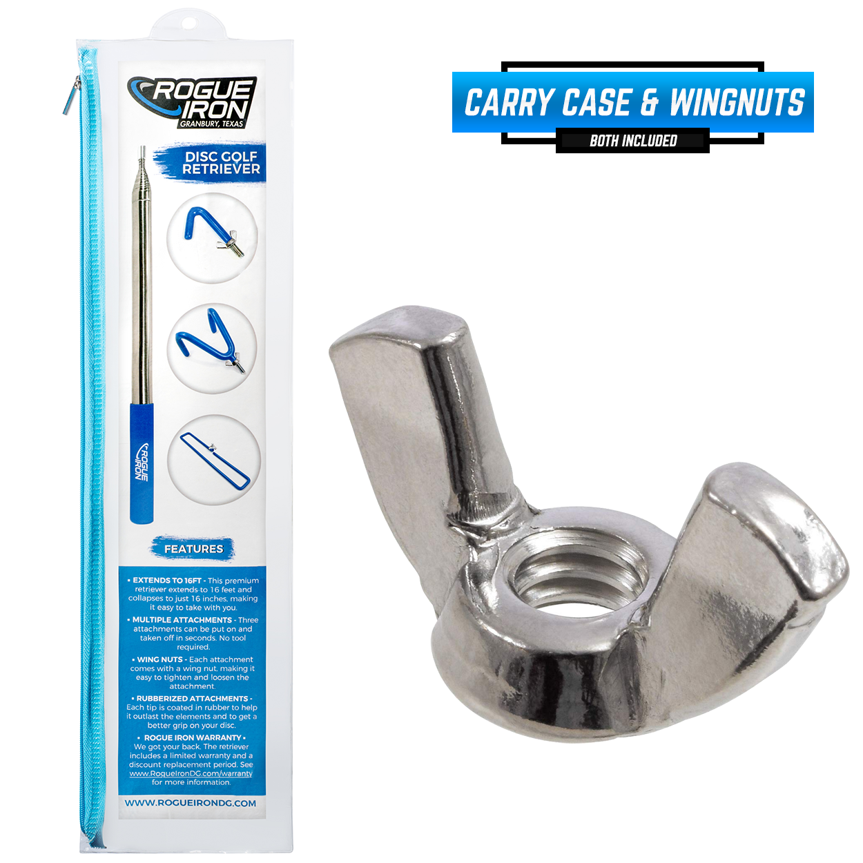 Rogue Iron | Disc Golf Retriever