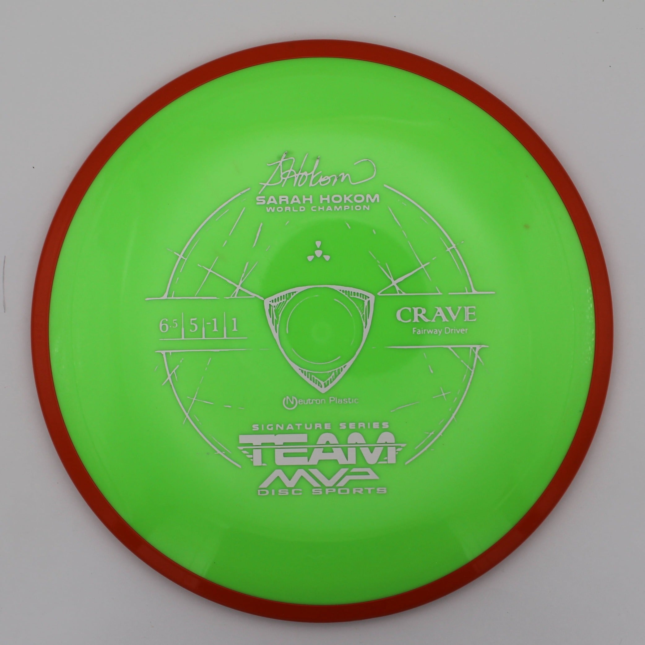 Axiom Fairway Driver Crave Neutron Plastic Sarah Hokom Signature Series