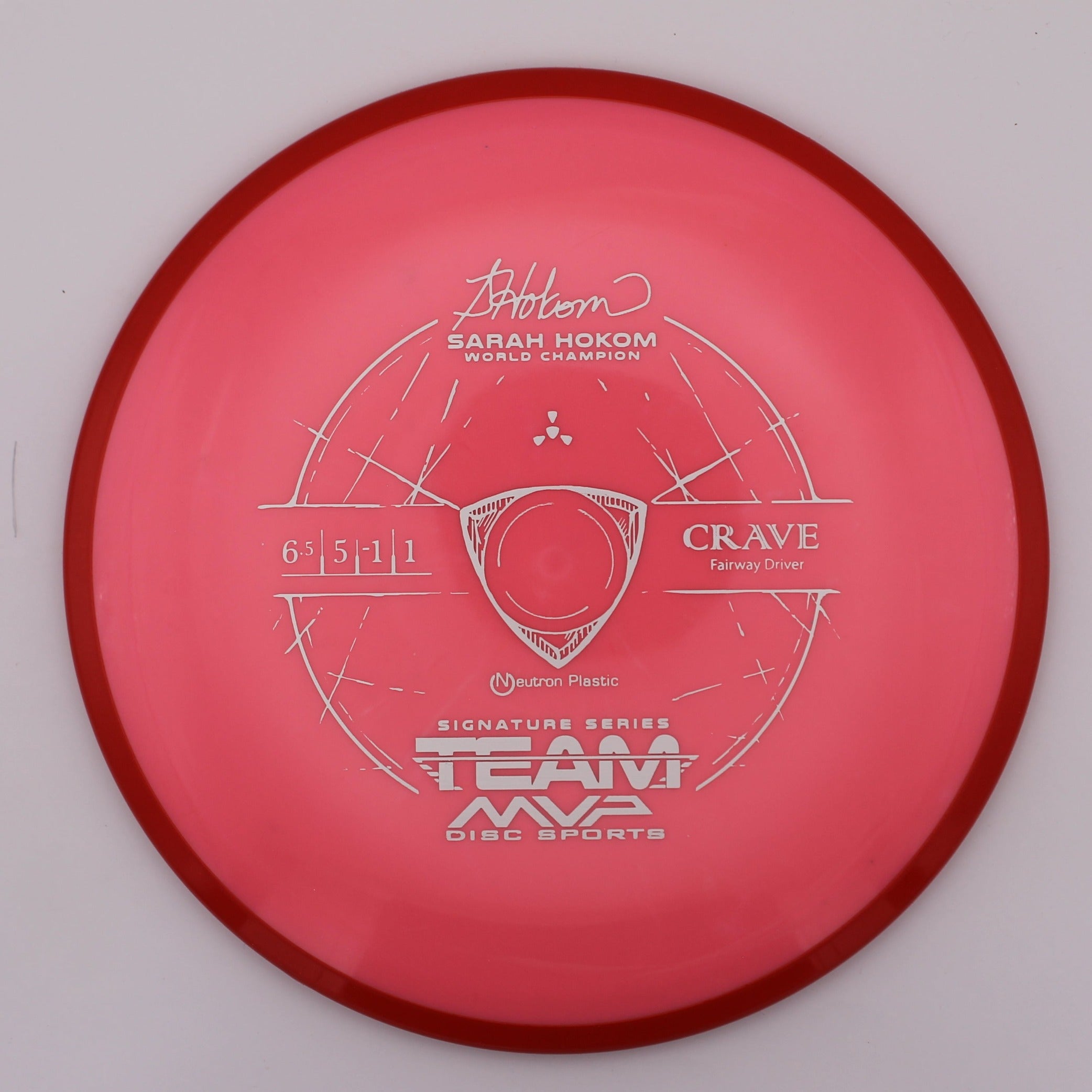 Axiom Fairway Driver Crave Neutron Plastic Sarah Hokom Signature Series