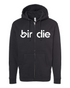 Birdie Disc Golf Supply Co. | Bar Logo Zip Up Hoodie | Vintage Black