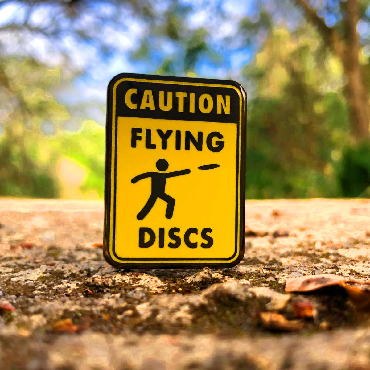 Disc Golf Pins | Caution Flying Discs