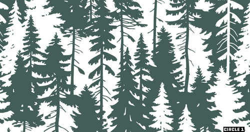 C1 | Waffle Towel | Pines - Jersey Discs