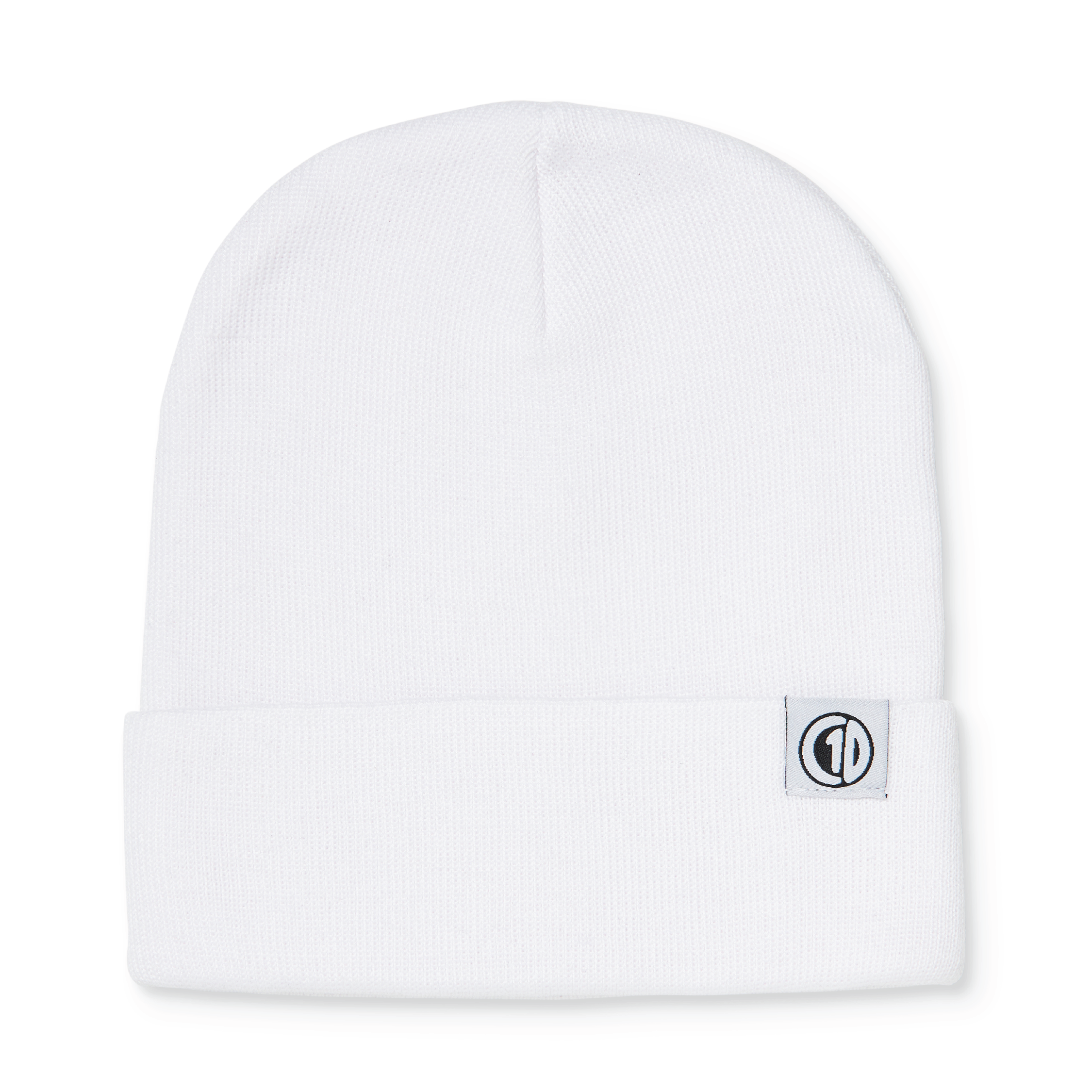 C1D Beanie - White - Jersey Discs