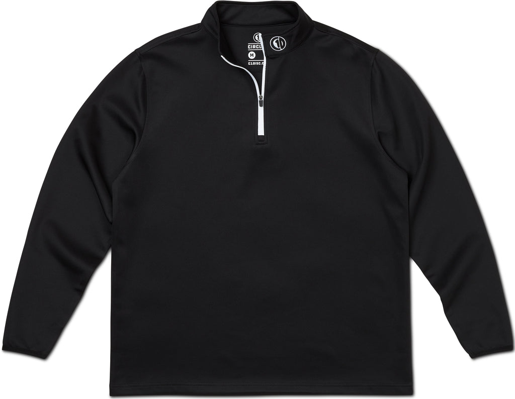 C1 | Q-Zip Pullover | Black - Jersey Discs