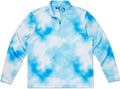 C1D | Q-Zip Pullover | Blue Sky - Jersey Discs