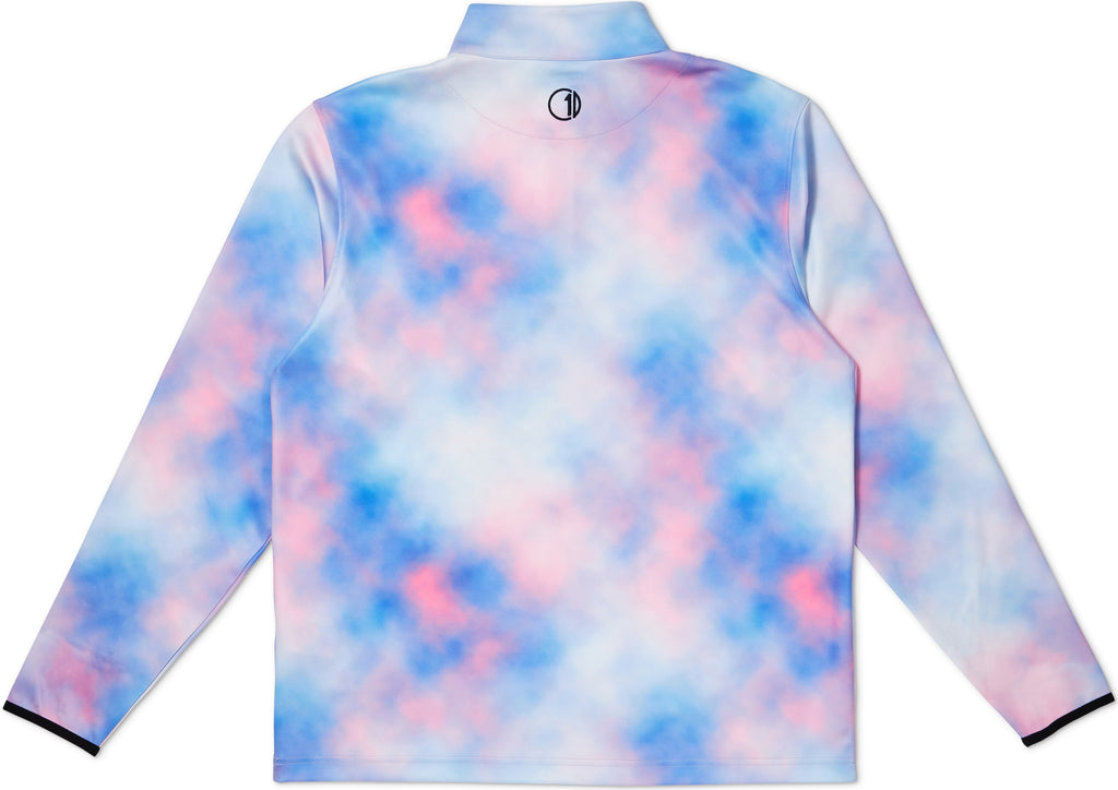 C1D | Q-Zip Pullover | Cotton Candy - Jersey Discs