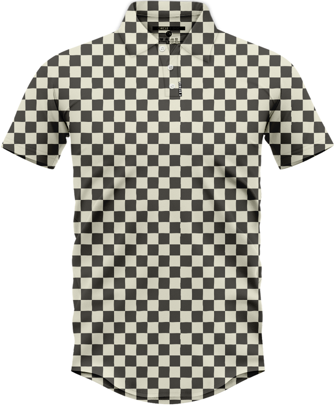 C1 Original Polo V3 - Checkerboard - Jersey Discs