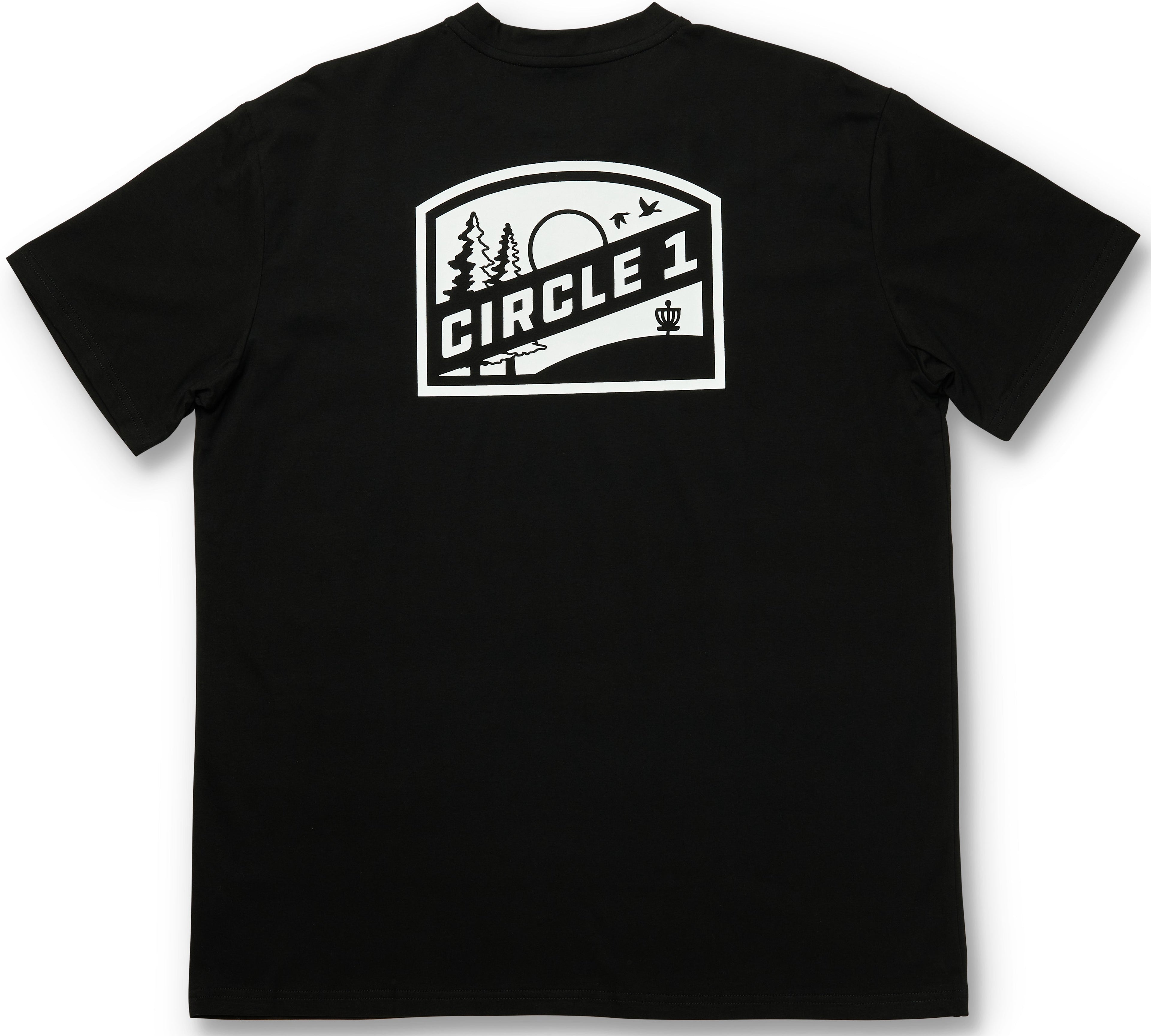C1D | Badge Tee | Black - Jersey Discs