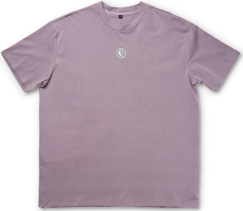 C1D | Badge Tee | Mauve - Jersey Discs