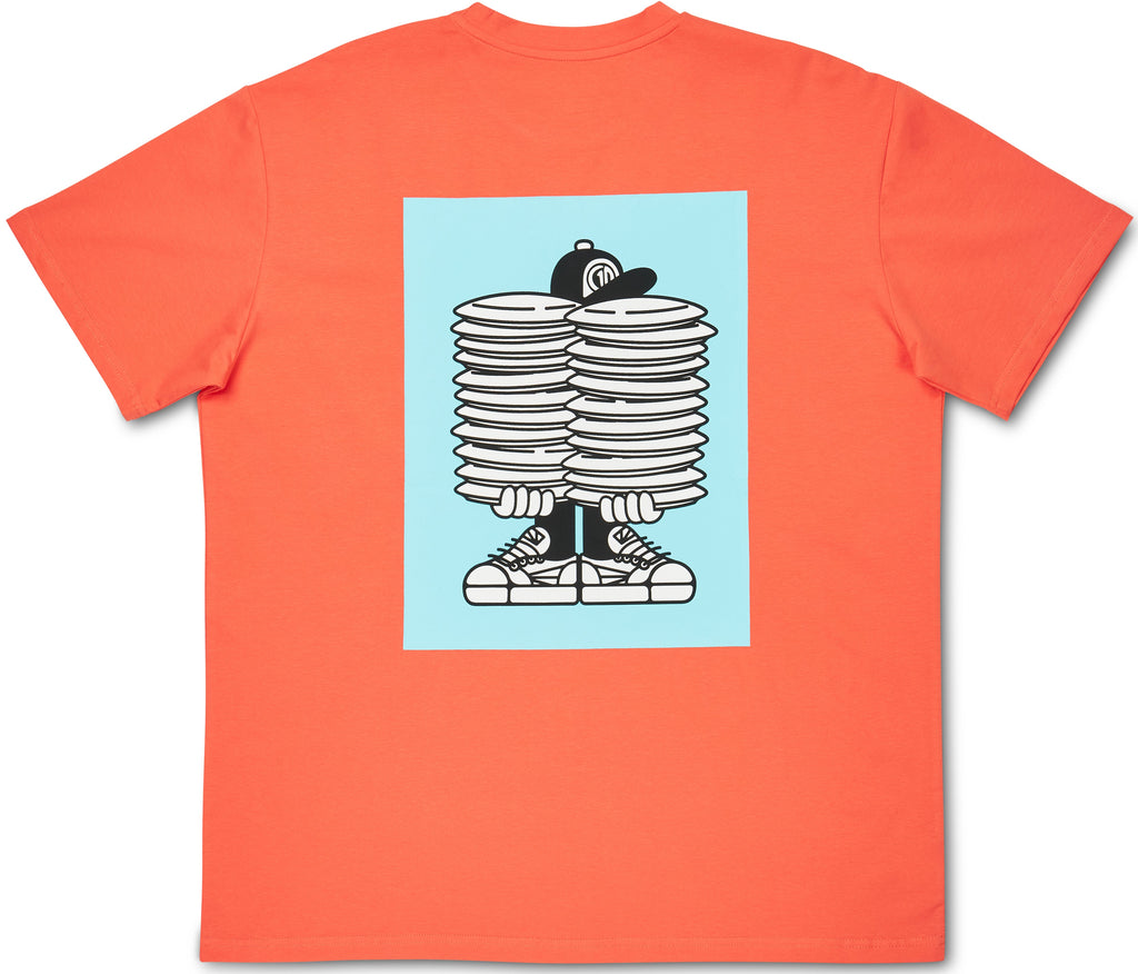 Chain Brain x C1D Tee - "Stacks" - Jersey Discs