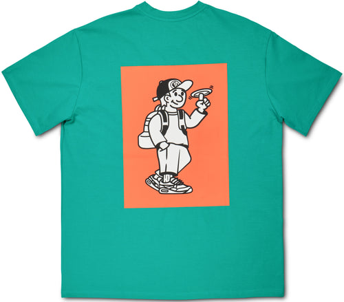 Chain Brain x C1D Tee - "Stroll" - Jersey Discs