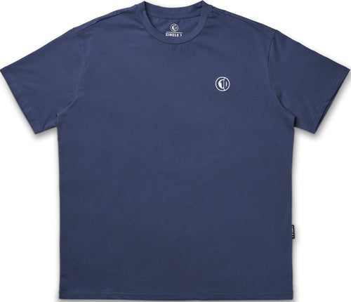 C1 Core Tee - Navy - Jersey Discs