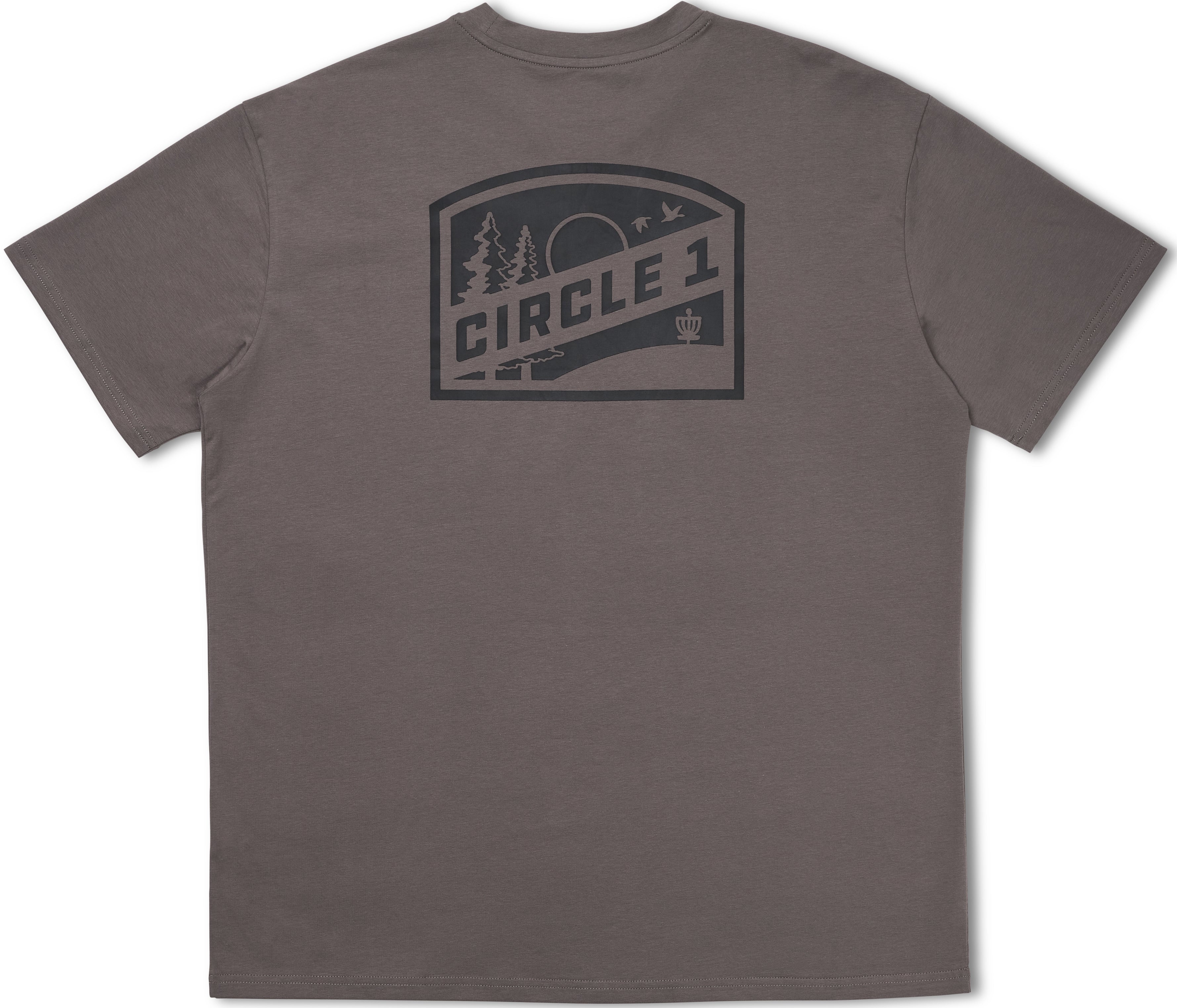 C1D | Badge Tee | Slate - Jersey Discs