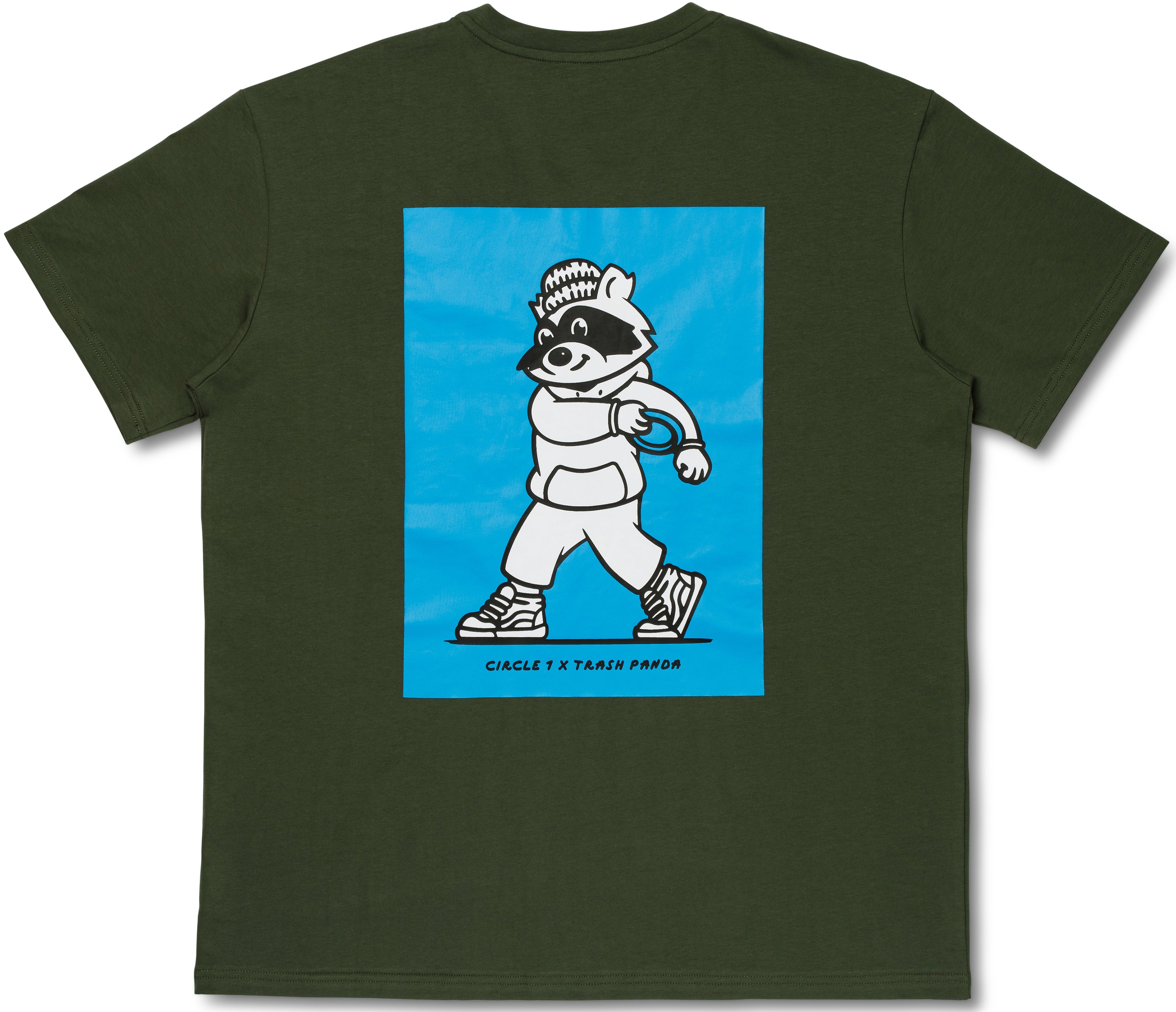 Chain Brain x C1D Tee - "Trash Panda" - Jersey Discs