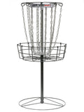 Mach Shift 3-in-1 Portable Adjustable Disc Golf Basket - Jersey Discs