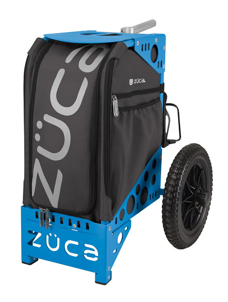 Zuca | All-Terrain Disc Golf Cart | Gunmetal Edition