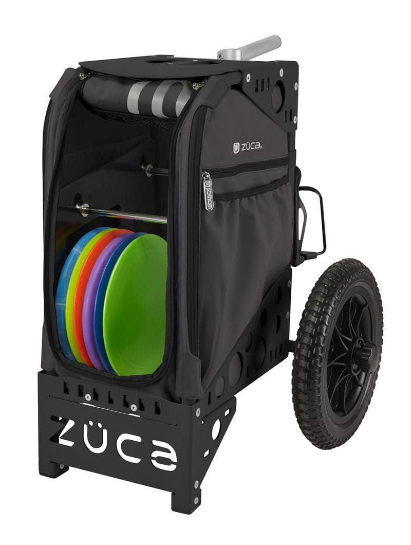 Zuca | All-Terrain Disc Golf Cart | Gunmetal Edition