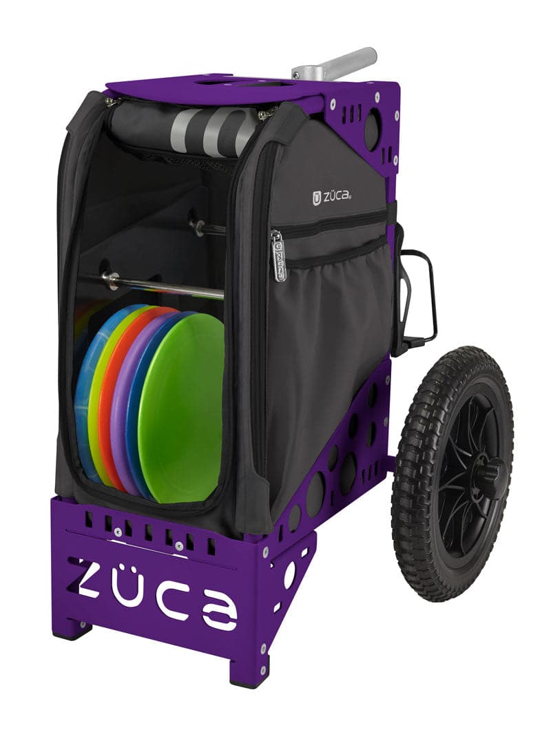 Zuca | All-Terrain Disc Golf Cart | Gunmetal Edition