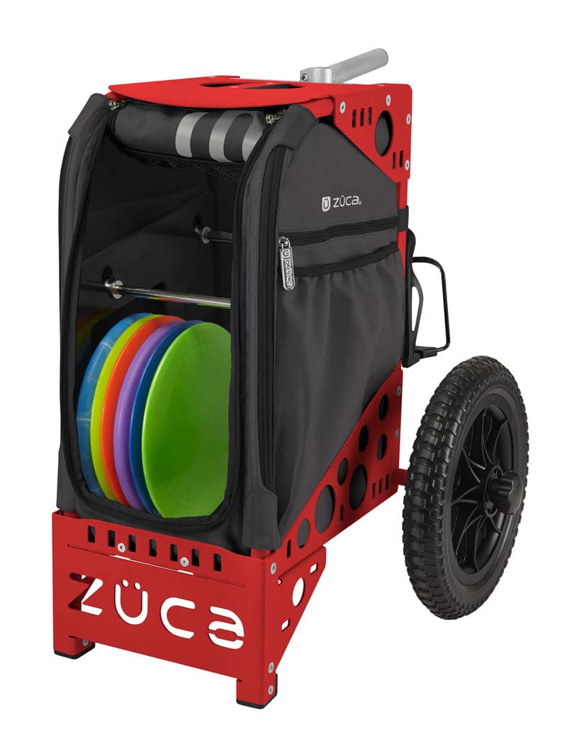 Zuca | All-Terrain Disc Golf Cart | Gunmetal Edition