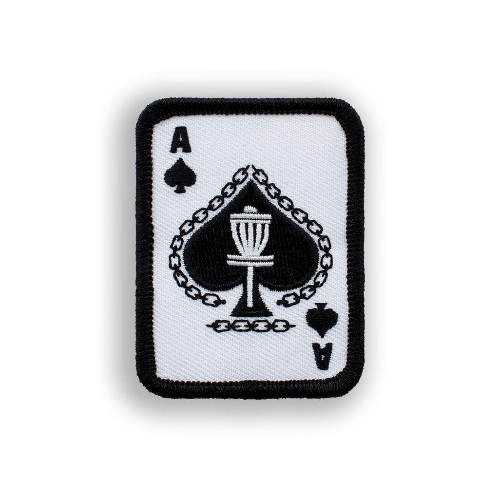 Disc Golf Patches | Ace of Spades - Jersey Discs