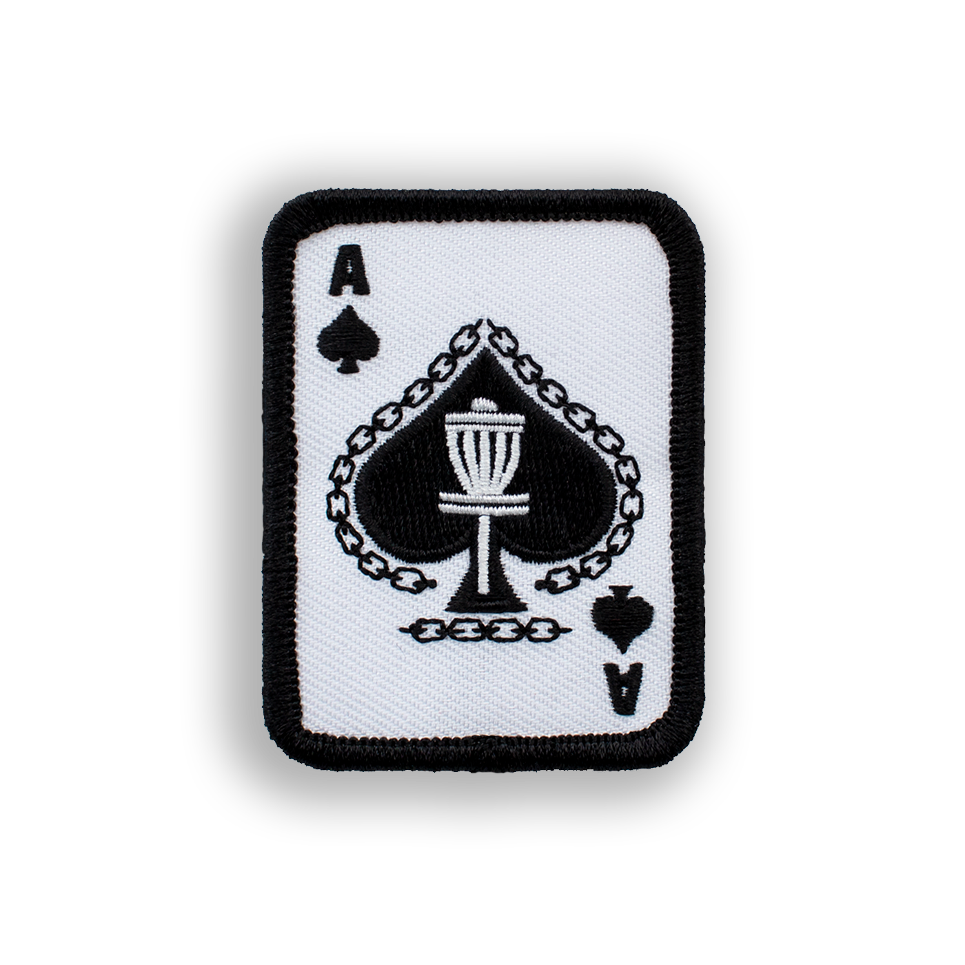 Disc Golf Patches | Ace of Spades - Jersey Discs