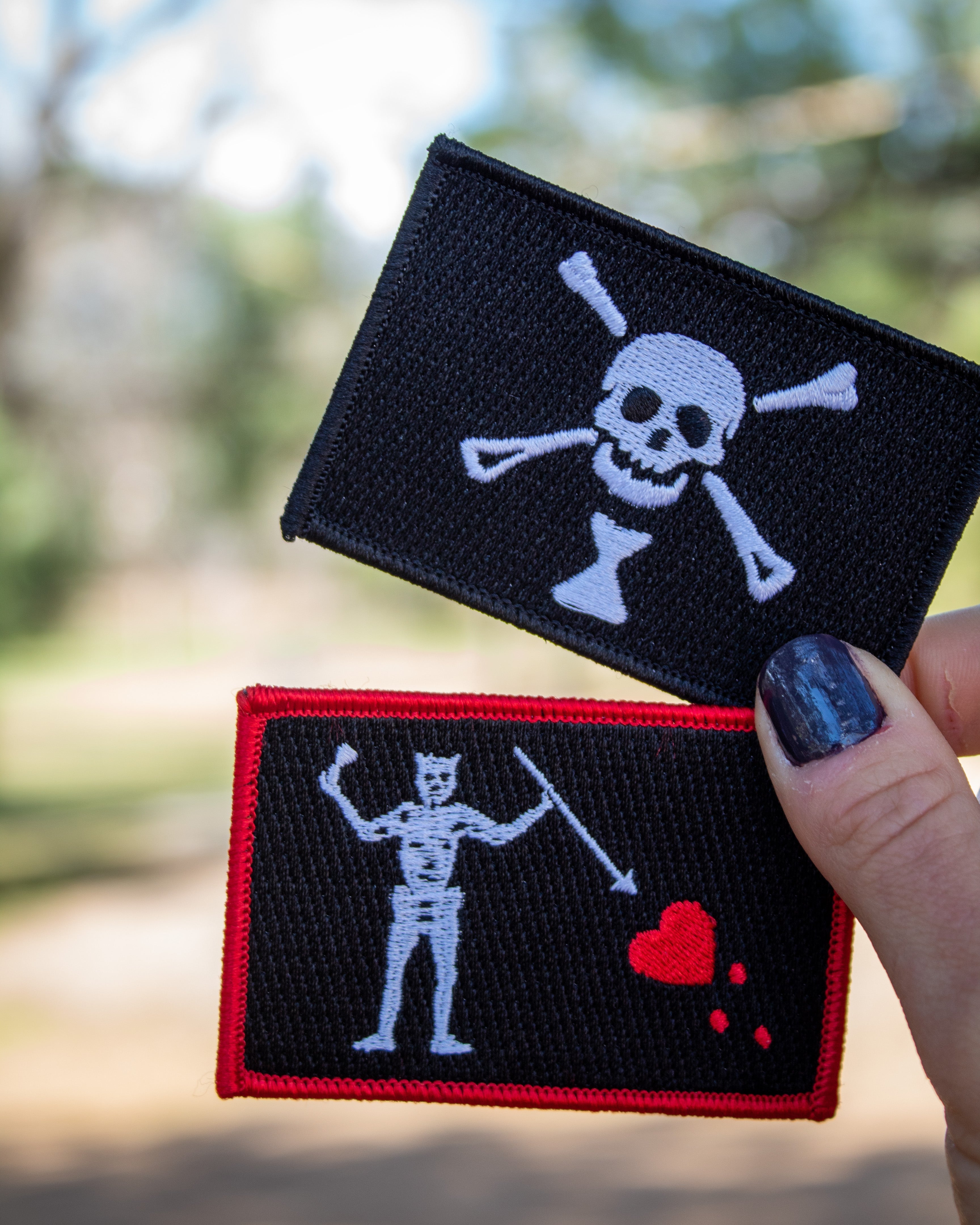 Disc Golf Patches | Blackbeard Pirate Flag - Jersey Discs